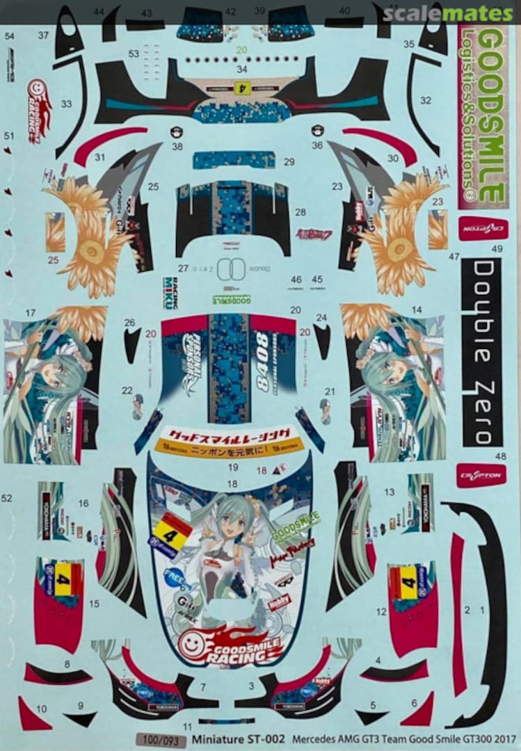 Boxart Mercedes AMG GT3 - Team Goodsmile GT300 2017 ST-002 Miniature Boxart Mercedes AMG GT3 - Team Goodsmile GT300 2017 ST-002 Miniature