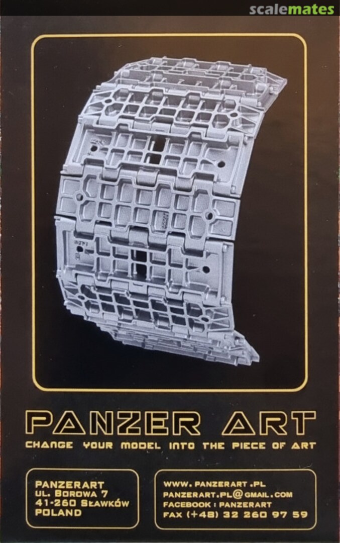 Boxart T-34 550mm Waffle Early Pattern Tracks TR35-040 Panzer Art Boxart T-34 550mm Waffle Early Pattern Tracks TR35-040 Panzer Art