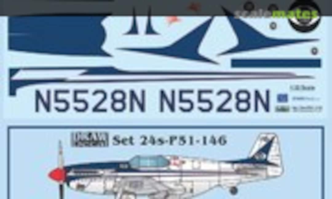 1:24 CBS 1953 Coronation P-51B (Draw Decal 24-P51-146) 24-P51-146
