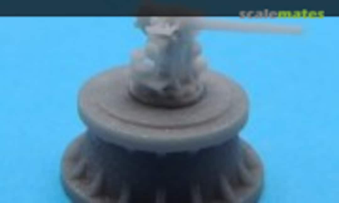 1:350 Marine Nationale 75mm AA 1922 Mark (x4) (Black Cat Models AC350167) AC350167