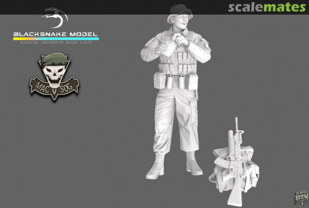 Boxart MACV SOG Soldier 10 SOG_10_72 BlackSnake Model Boxart MACV SOG Soldier 10 SOG_10_72 BlackSnake Model