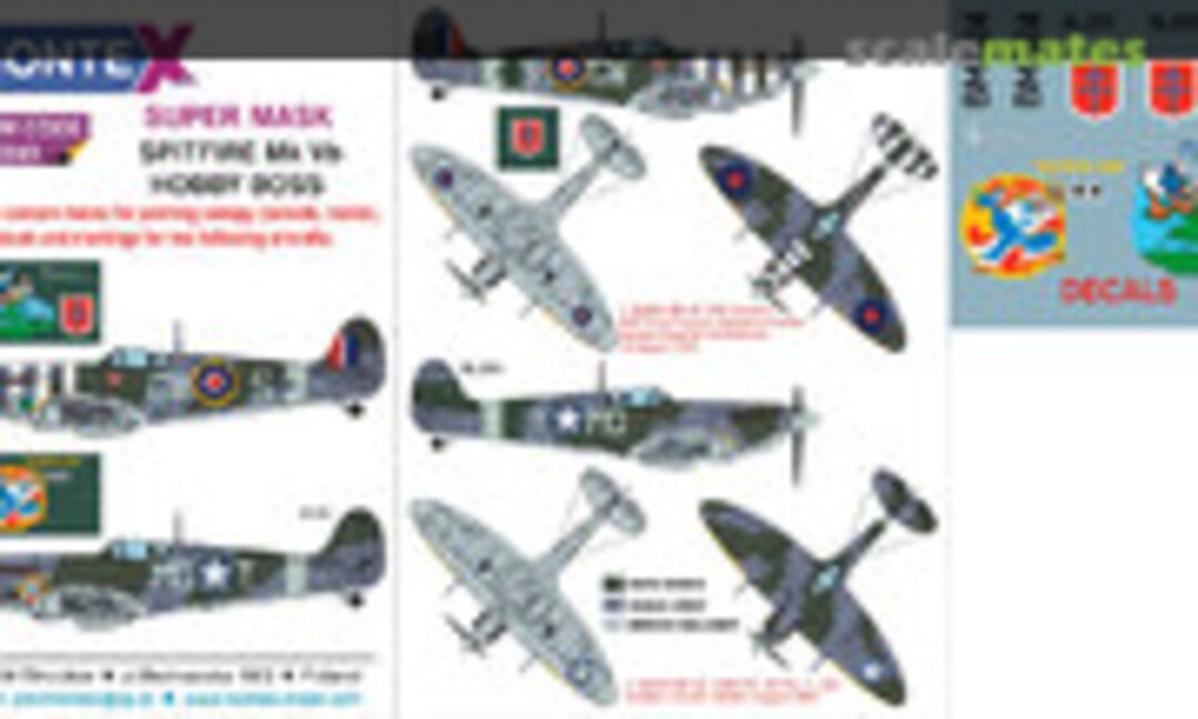 1:32 Spitfire Mk Vb "RAF & USAAF" (Montex K32243) K32243