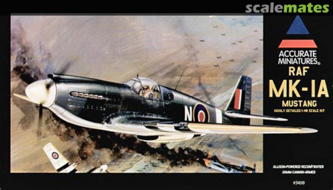 Boxart North American RAF MK-1A Mustang 3410 Accurate Miniatures Boxart North American RAF MK-1A Mustang 3410 Accurate Miniatures