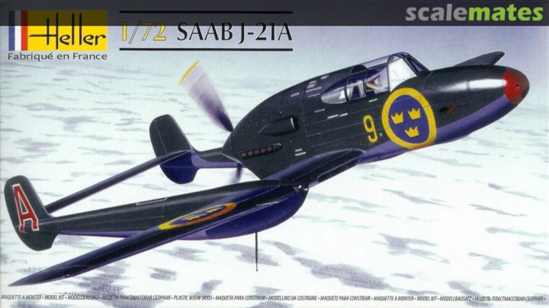 Boxart Saab J-21 A 80261 Heller