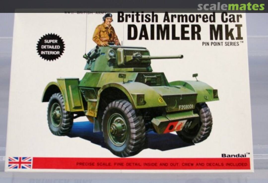 Boxart Daimler Mk1 Armoured Car 8362 Bandai