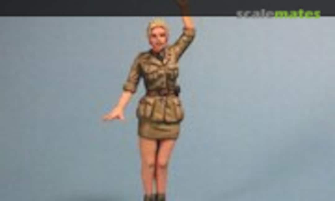 1:35 WWII DAK Panzer Commander 1947 (Aurora Model ML-063) ML-063