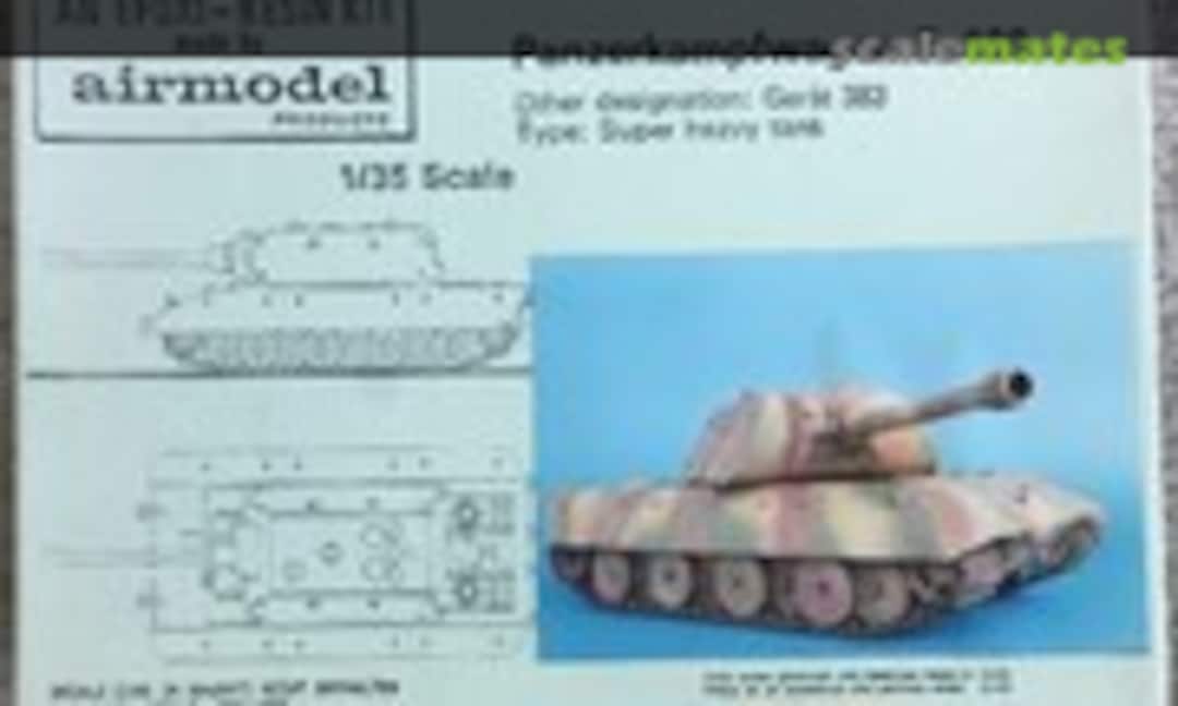 1:35 Panzerkampfwagen E-100 Gerät 383 Super Heavy Tank (Airmodel AM-1044)