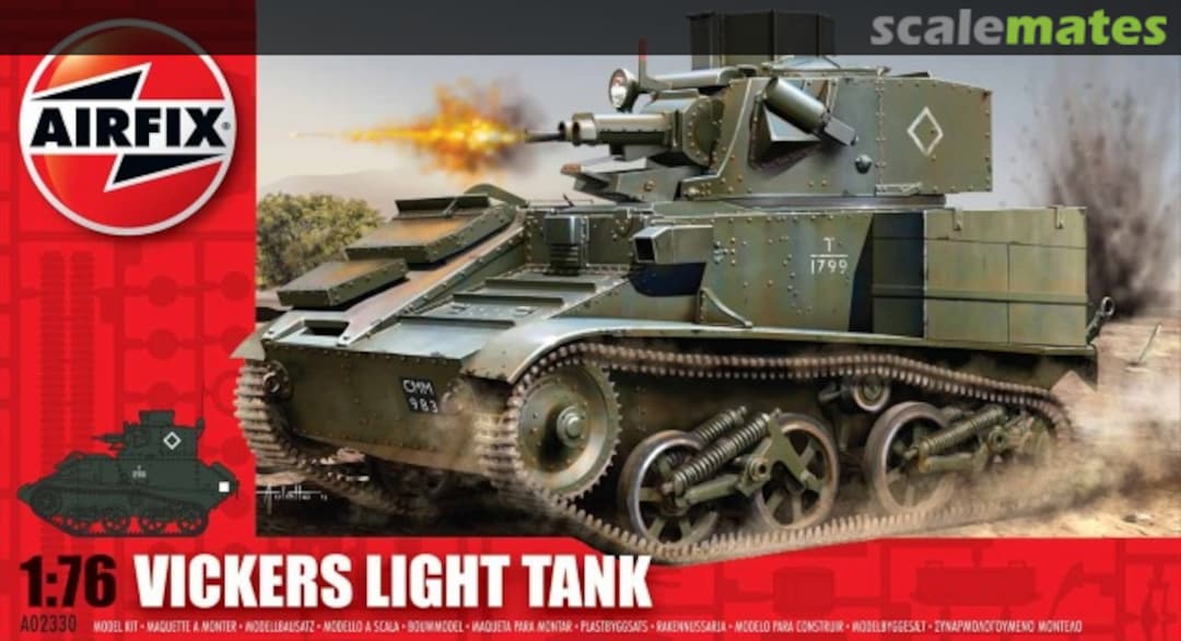 Boxart Vickers Light Tank Mk.VI, a/b/c A02330 Airfix Boxart Vickers Light Tank Mk.VI, a/b/c A02330 Airfix