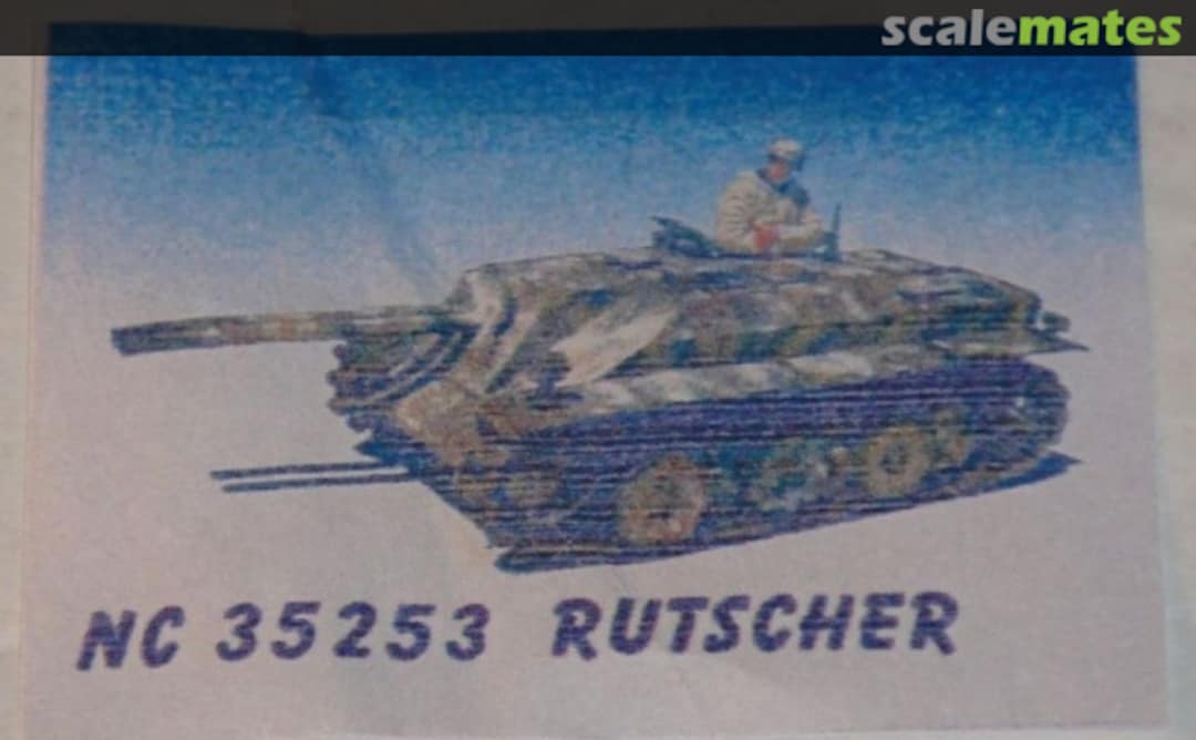 Boxart German Rutscher WWII tank hunter NC35253 New Connection Models Boxart German Rutscher WWII tank hunter NC35253 New Connection Models