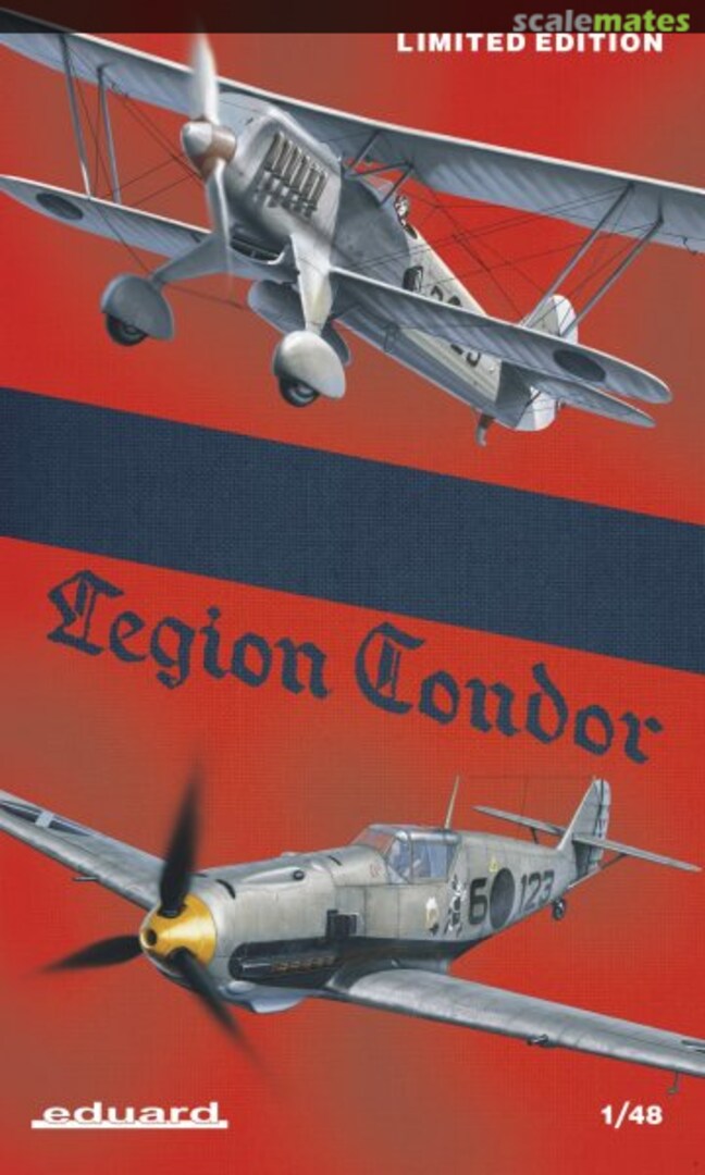 Boxart Legion Condor (He 51B-1, C-1, Bf 109E-1, E-3) 1140 Eduard Boxart Legion Condor (He 51B-1, C-1, Bf 109E-1, E-3) 1140 Eduard