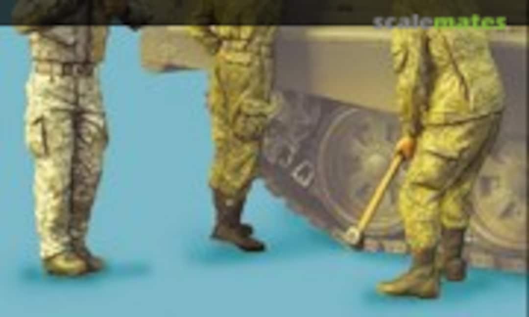 1:35 Modern Russian Tank Crew T72,80,90 etc (Tank T35195)