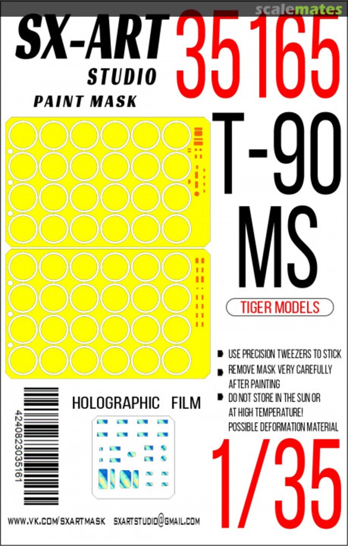 Boxart T-90MS masks 35165 SX-Art Boxart T-90MS masks 35165 SX-Art