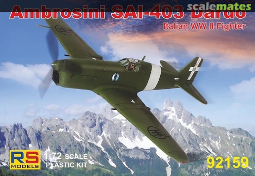 Boxart Ambrosini SAI 403 Dardo 92159 RS Models