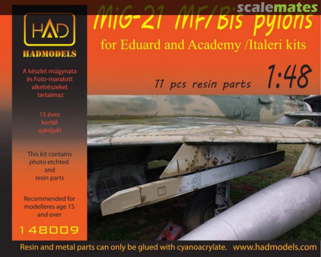Boxart MiG-21 MF/bis Fishbed - Pylons 148009 HADmodels Boxart MiG-21 MF/bis Fishbed - Pylons 148009 HADmodels