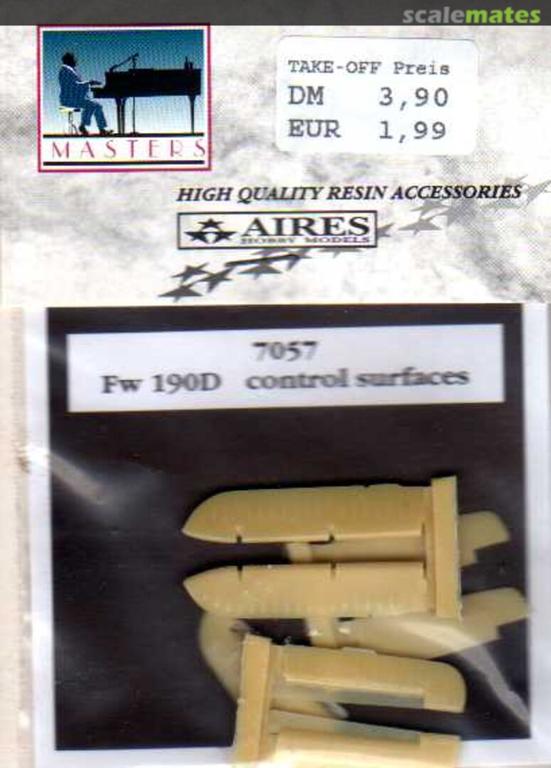 Boxart Focke Wulf Fw 190D Control Surfaces 7057 Aires Boxart Focke Wulf Fw 190D Control Surfaces 7057 Aires
