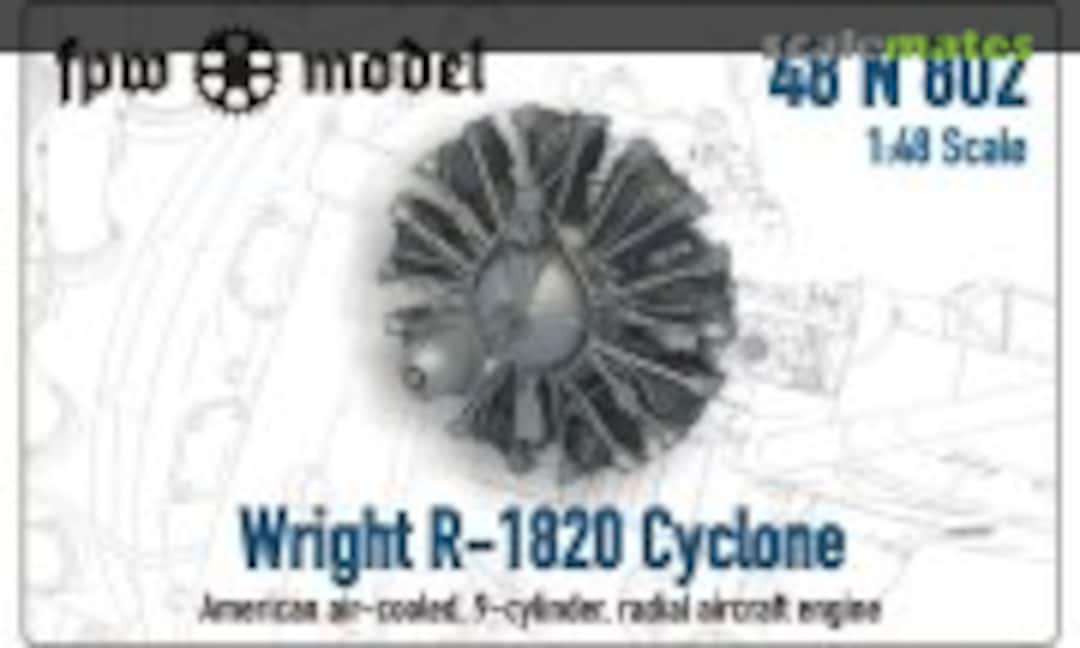 1:48 Wright R-1820 Cyclone (Full) (FPW Model 48N802) 48N802