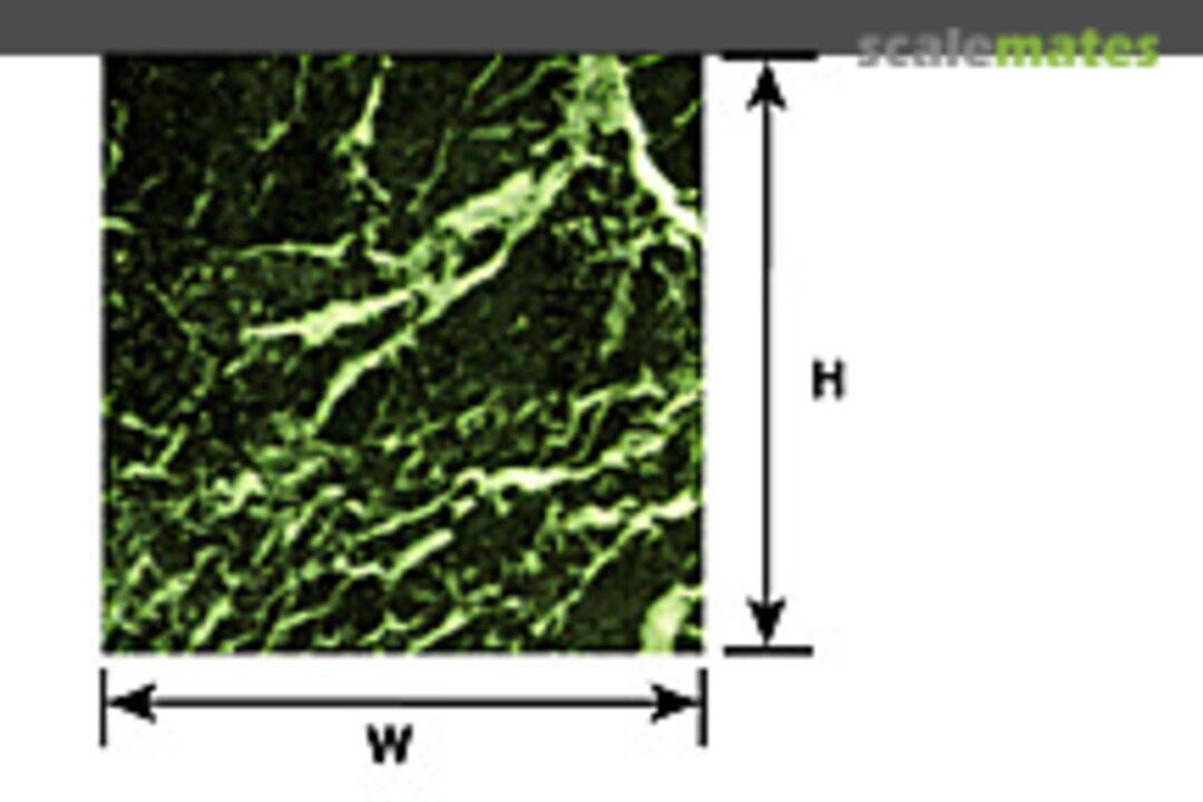 Boxart Marble Paper Patterned Sheet (250x190x0.3mm) 91872 Plastruct