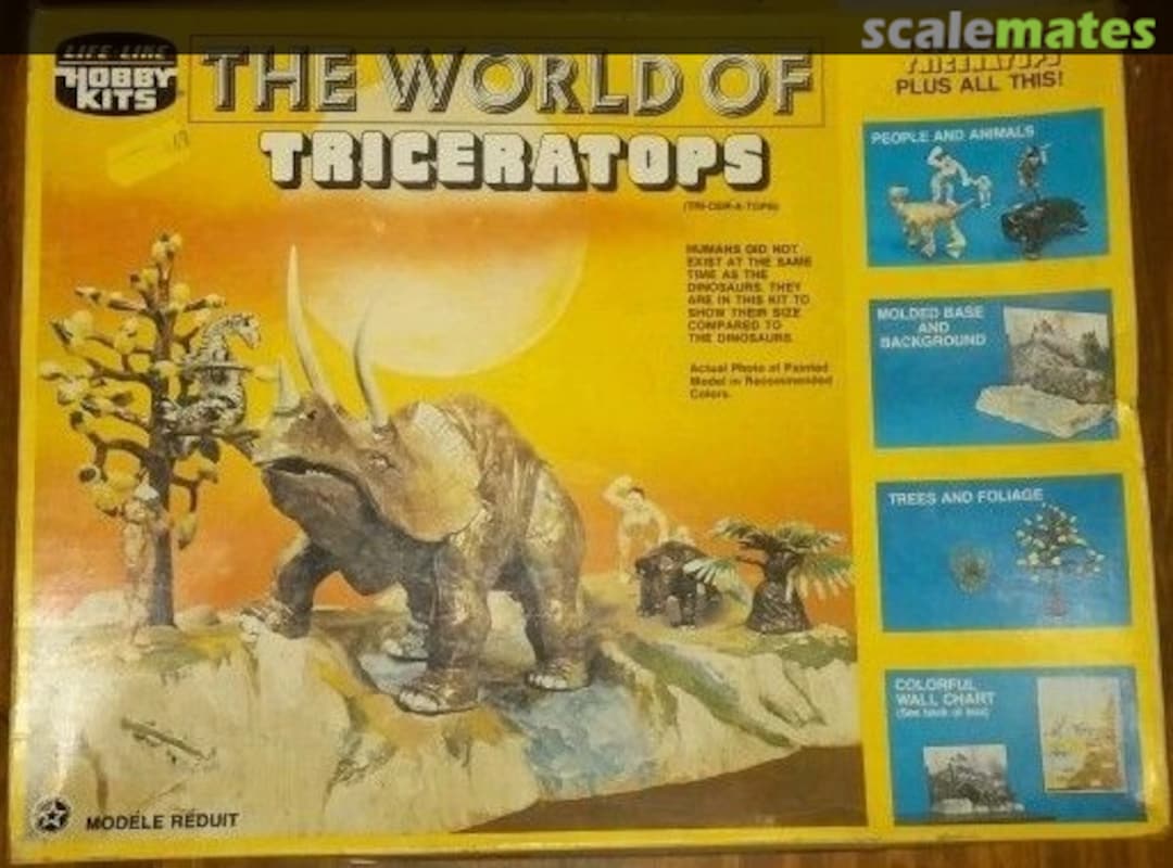 Boxart The World of Triceratops 09282 LIFE-LIKE Hobby Kits Boxart The World of Triceratops 09282 LIFE-LIKE Hobby Kits