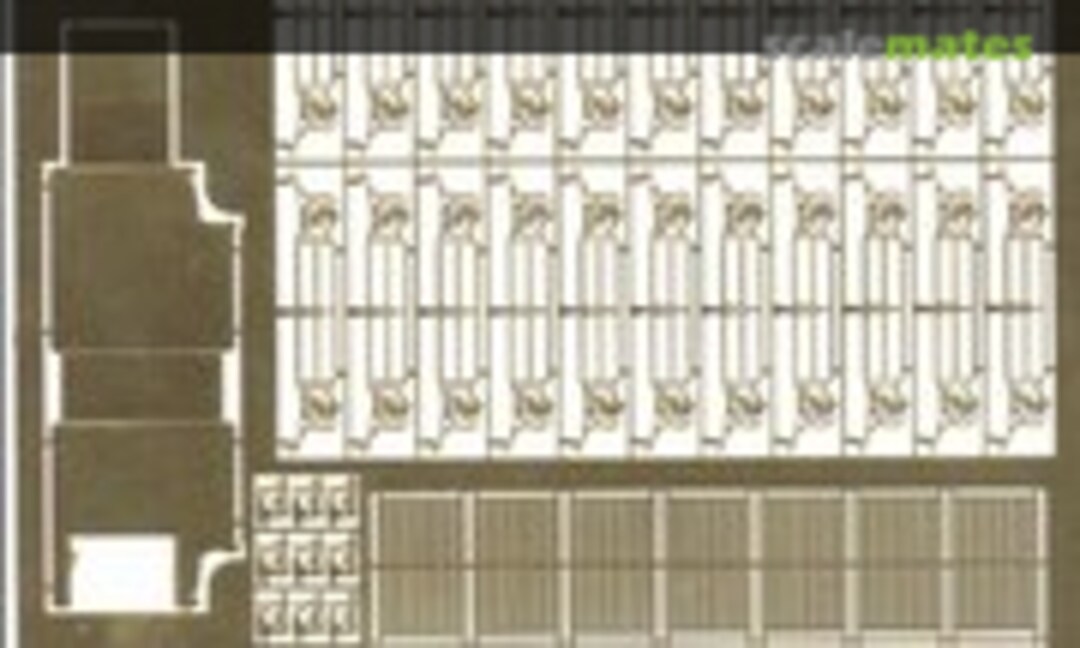 1:200 Titanic benches (Tom's Modelworks 2031) 2031