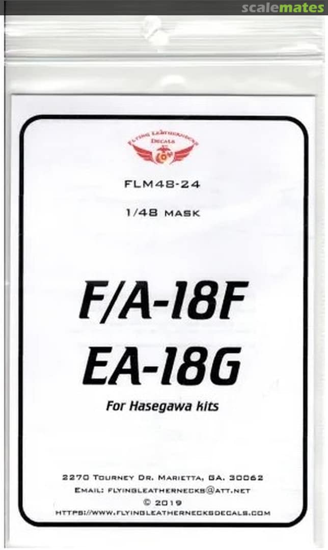 Boxart F/A-18F / EA-18G mask FLM48-24 Flying Leathernecks Boxart F/A-18F / EA-18G mask FLM48-24 Flying Leathernecks