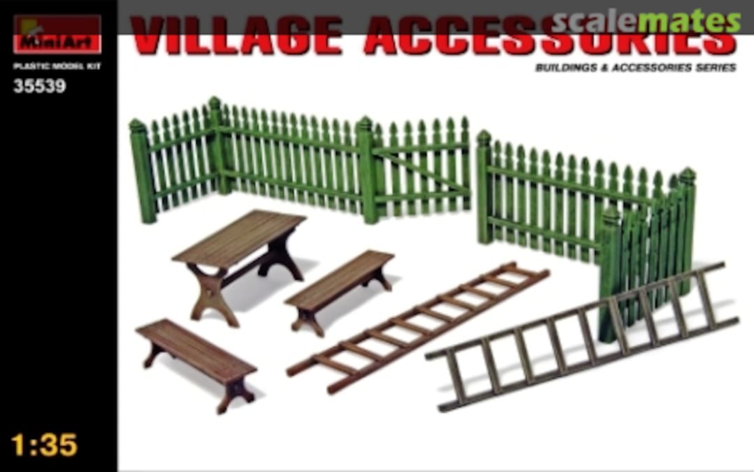 Boxart Village Accessories 35539 MiniArt Boxart Village Accessories 35539 MiniArt