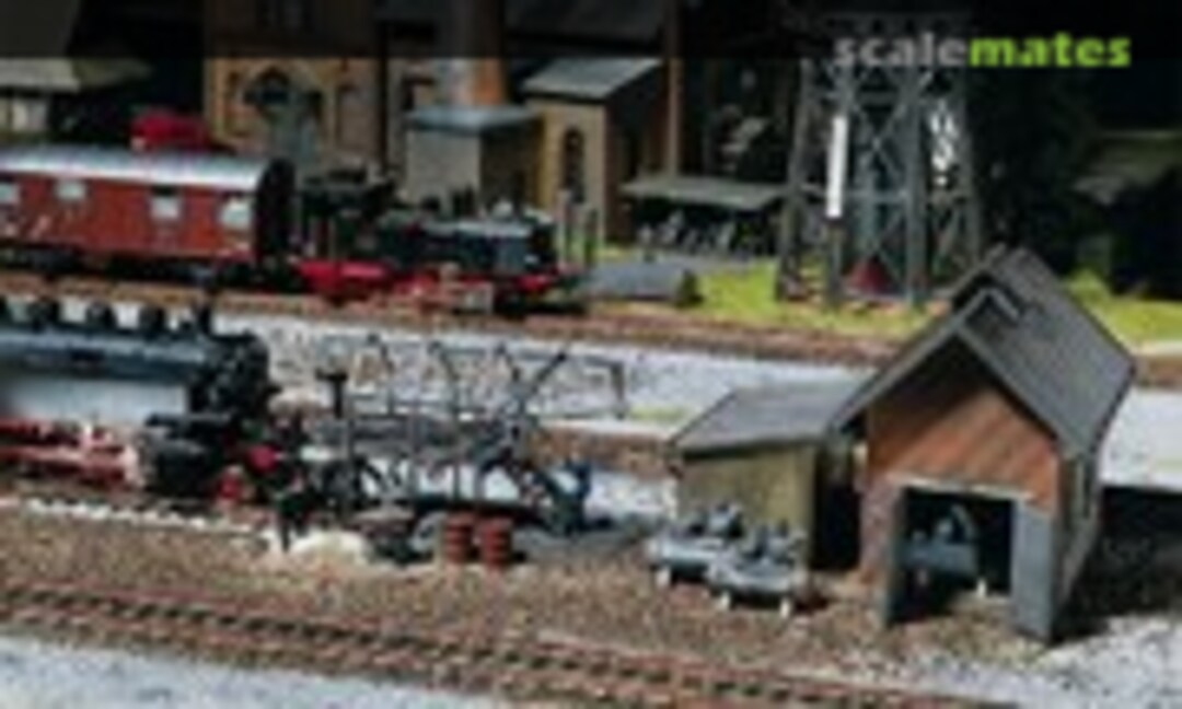 Toebehoren voor locomotiefdepot (Faller 222138)