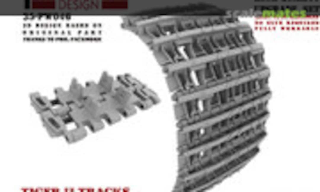 1:35 Tiger II Tracks Kgs 73/800/152 Late pattern (Panzerwerk design 35-PW046) 35-PW046
