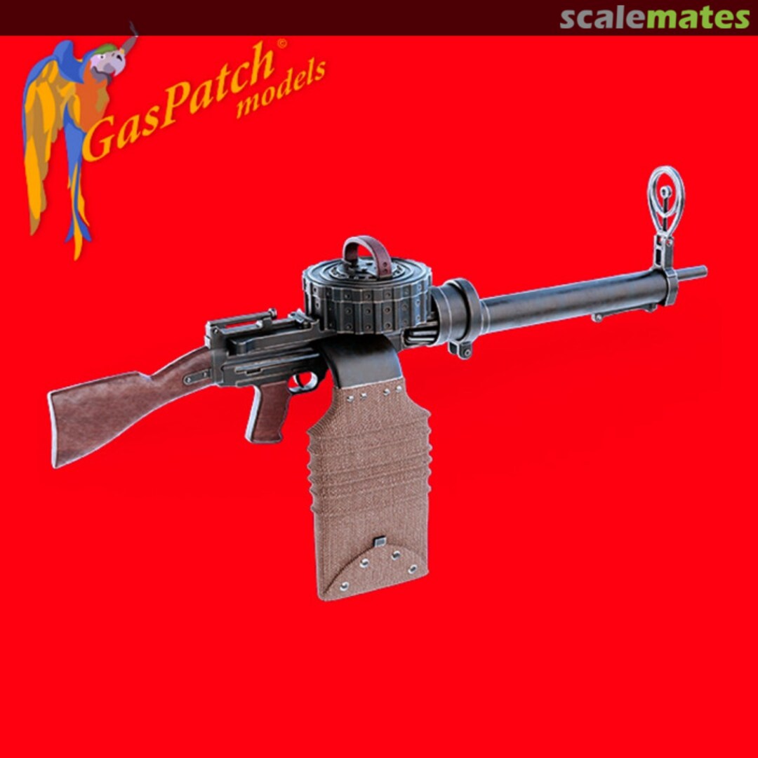 Boxart Lewis Machine Gun Belgian Version 72321 GasPatch Models Boxart Lewis Machine Gun Belgian Version 72321 GasPatch Models
