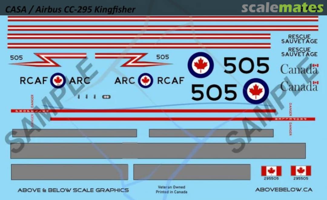 Boxart CASA Airbus CC-295 Kingfisher 2005 Above & Below Graphics