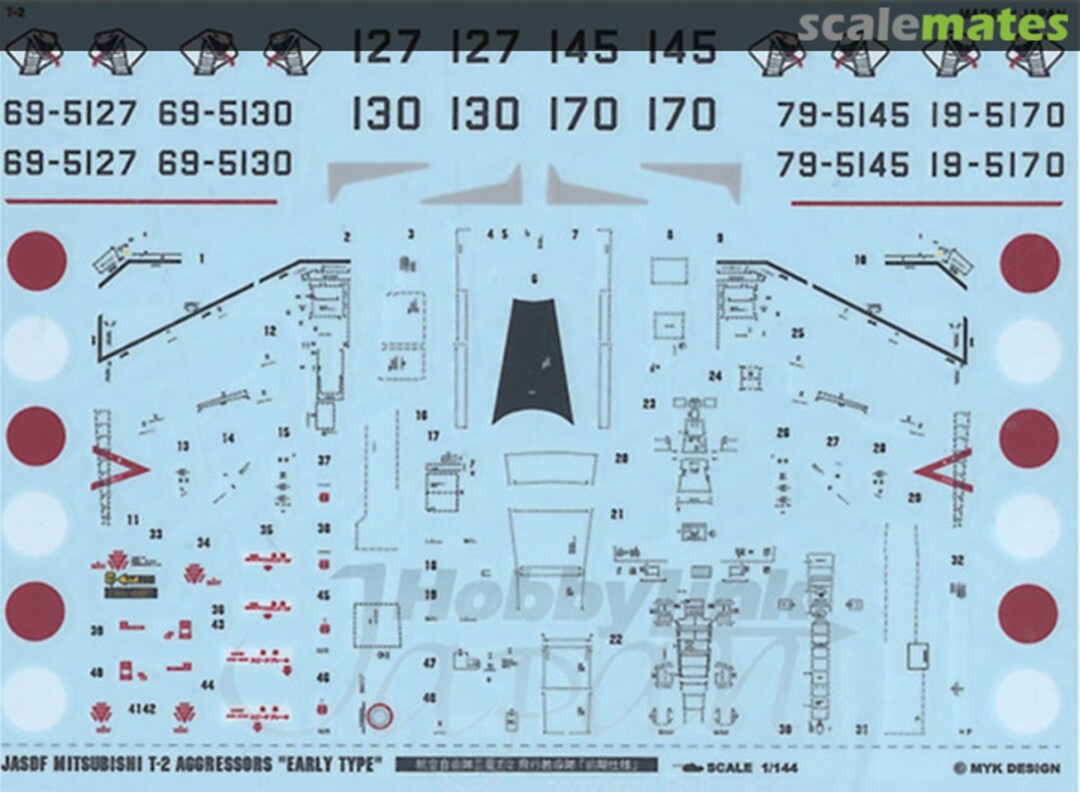 Boxart JASDF T-2 Aggressor Early Type Decal 06200 MYK Design Boxart JASDF T-2 Aggressor Early Type Decal 06200 MYK Design