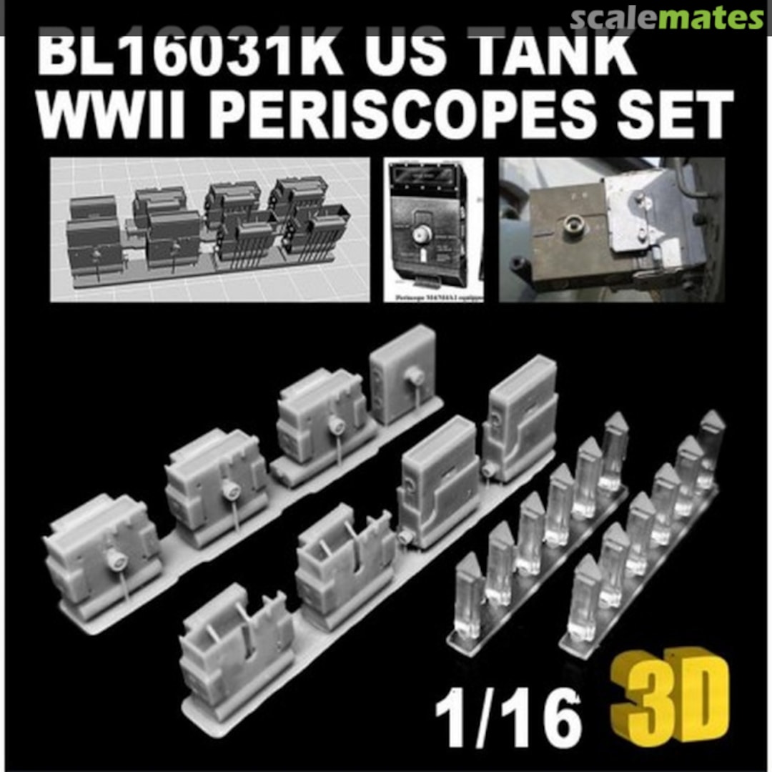 Boxart US Tank WWII Periscopes Set BL16031K Blast Models Boxart US Tank WWII Periscopes Set BL16031K Blast Models