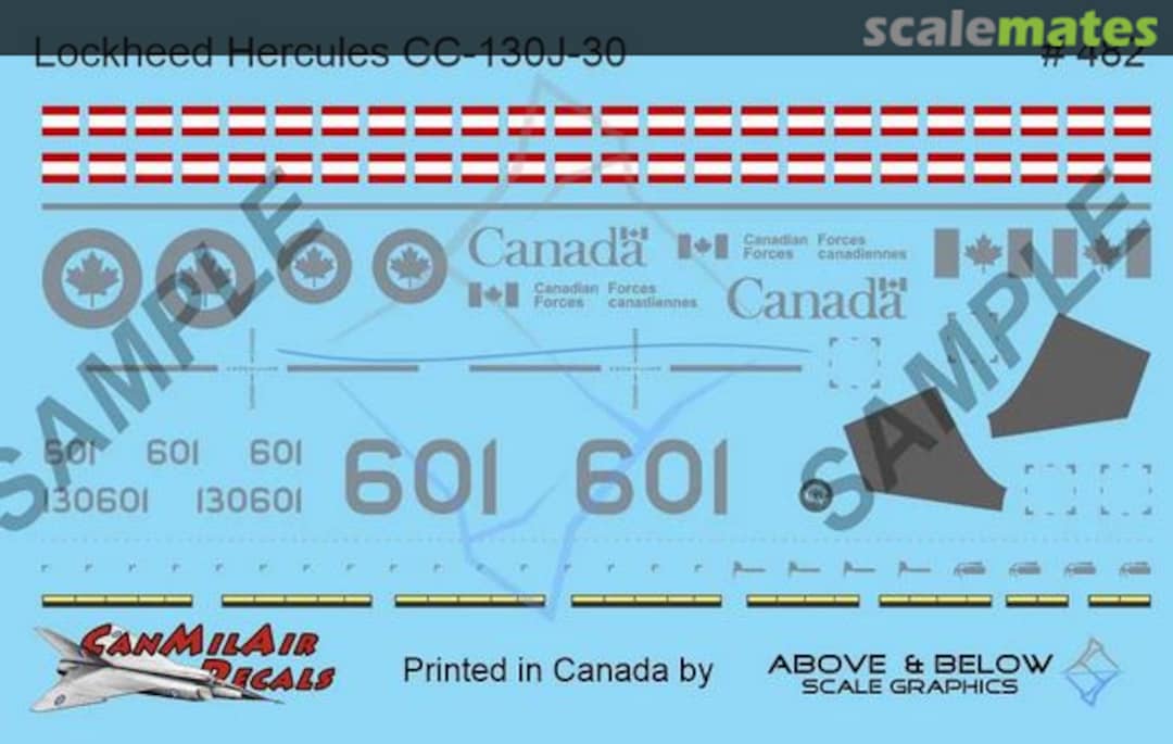 Boxart Lockheed CC-130J-30 Hercules 482 Above & Below Graphics Boxart Lockheed CC-130J-30 Hercules 482 Above & Below Graphics