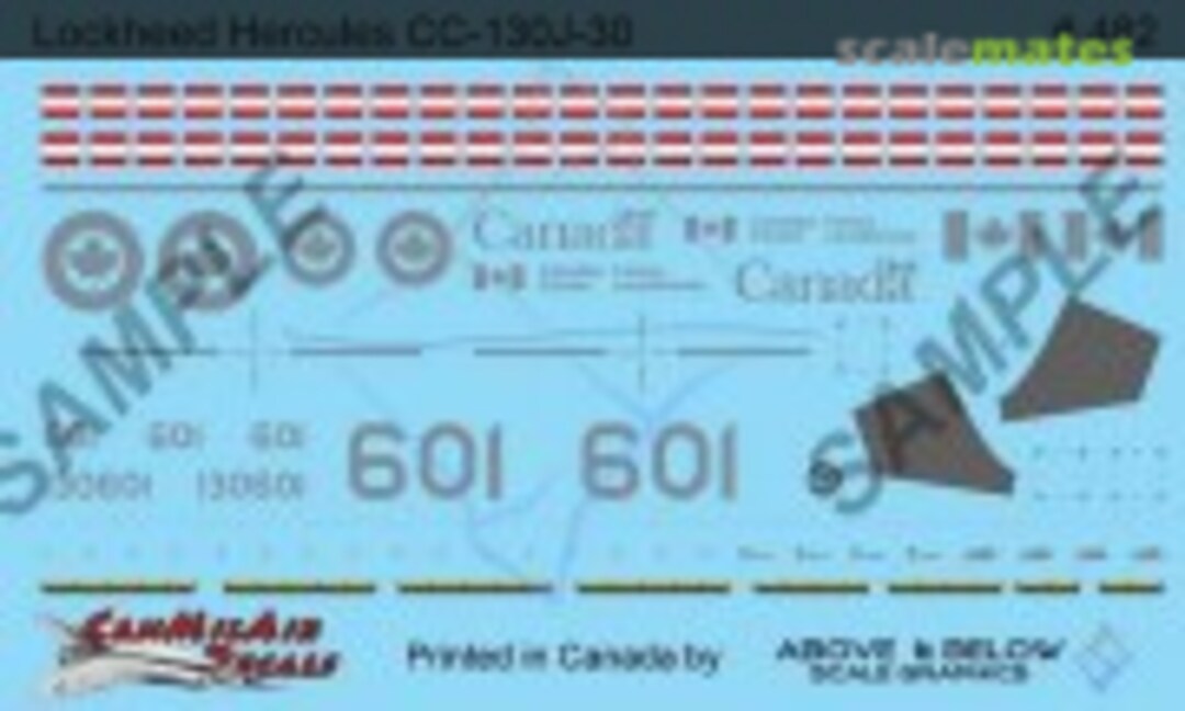 1:72 Lockheed CC-130J-30 Hercules (Above & Below Graphics 482) 482