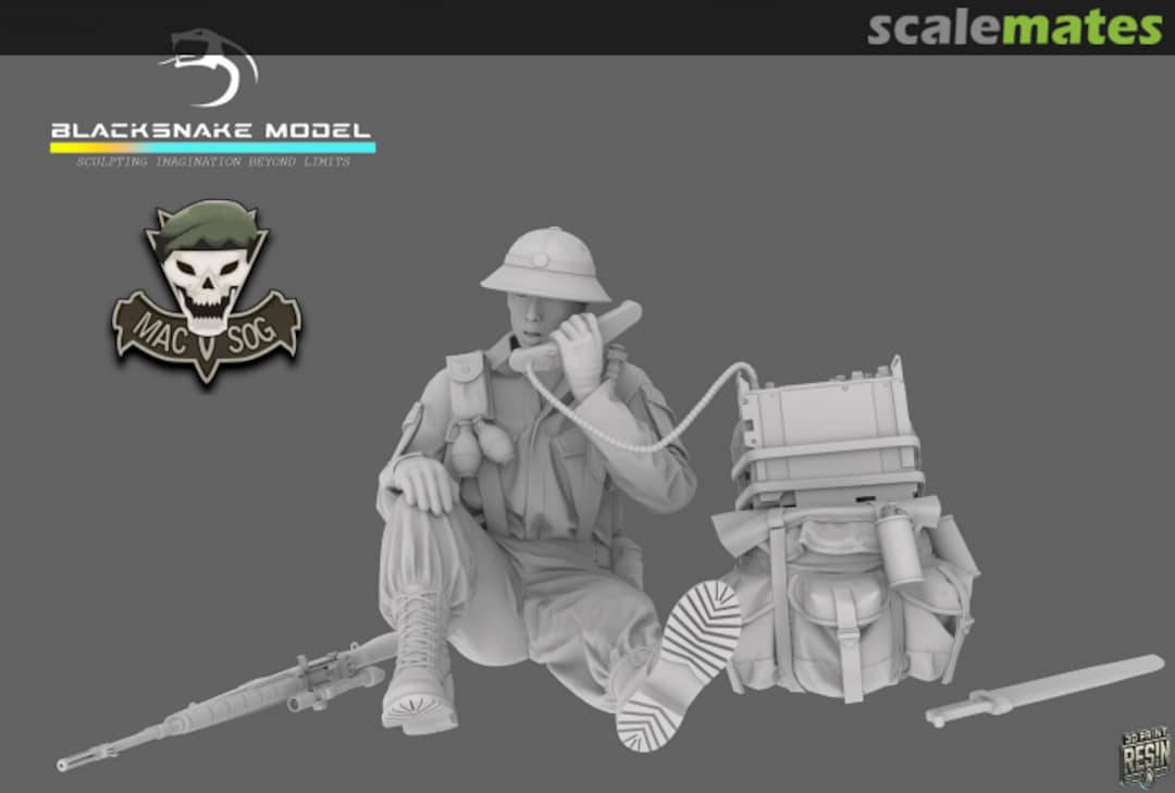 Boxart MACV SOG Soldier 13 SOG_13_72 BlackSnake Model Boxart MACV SOG Soldier 13 SOG_13_72 BlackSnake Model