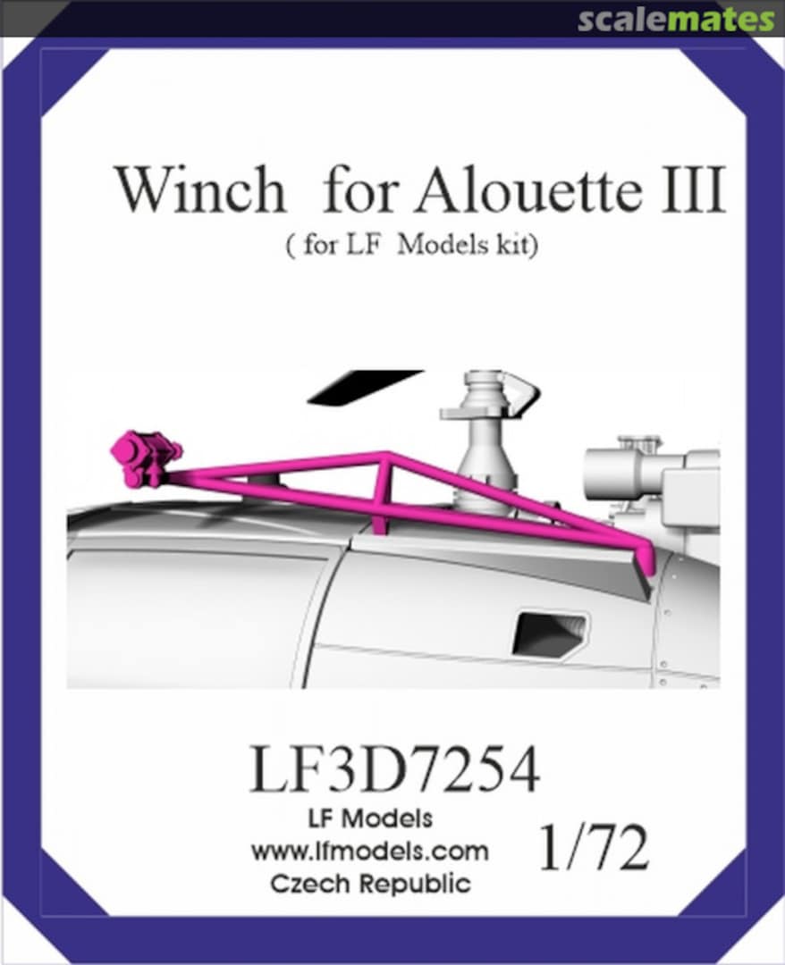 Boxart Winch for Alouette III LF3D7254 LF Models