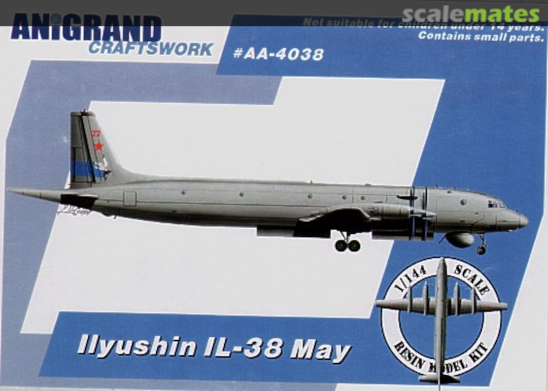 Boxart Ilyushin Il-38 May AA-4038 Anigrand Craftswork Boxart Ilyushin Il-38 May AA-4038 Anigrand Craftswork