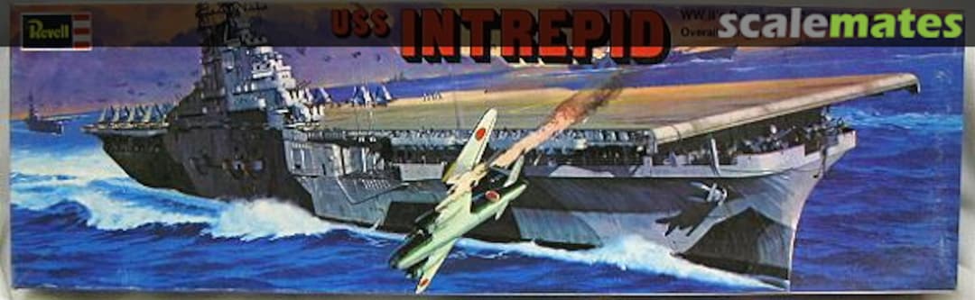 Boxart USS Intrepid CV-11 (1944) H-462-200 Revell Boxart USS Intrepid CV-11 (1944) H-462-200 Revell