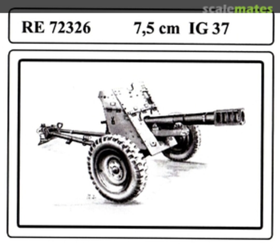 Boxart 75mm IG 37 & Ammo Set 72326 Attack Hobby Kits