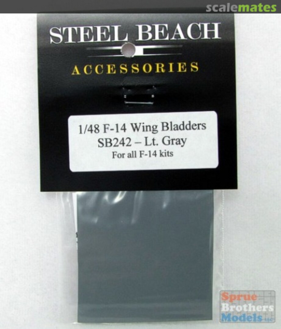 Boxart F-14 Tomcat Wing Bladders - Light Gray 49042 Steel Beach Boxart F-14 Tomcat Wing Bladders - Light Gray 49042 Steel Beach
