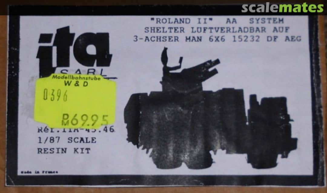 Boxart Roland II AA System Shelter ITA-45.46 ita SARL Boxart Roland II AA System Shelter ITA-45.46 ita SARL