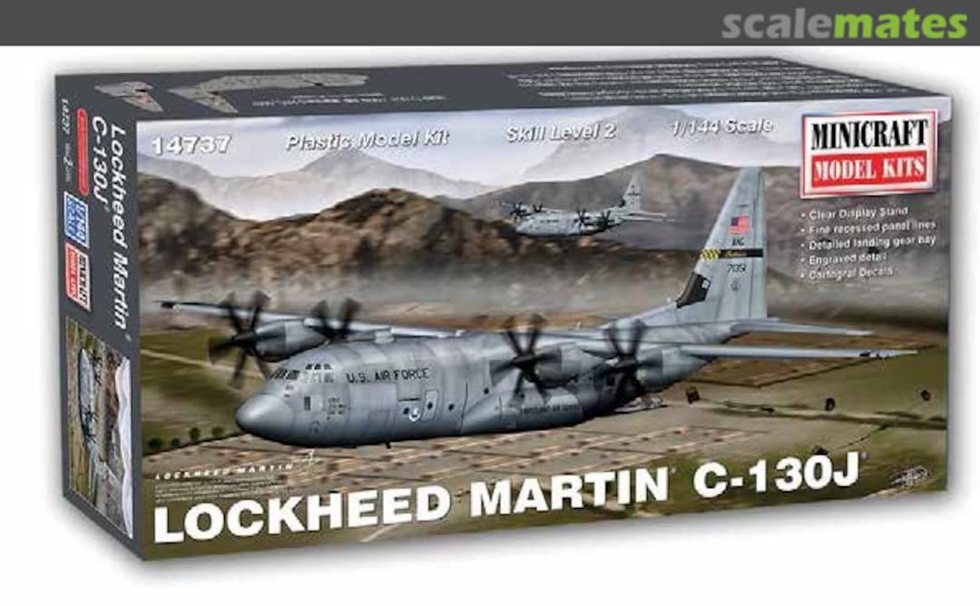 Boxart Lockheed Martin C-130J 14737 Minicraft Model Kits Boxart Lockheed Martin C-130J 14737 Minicraft Model Kits