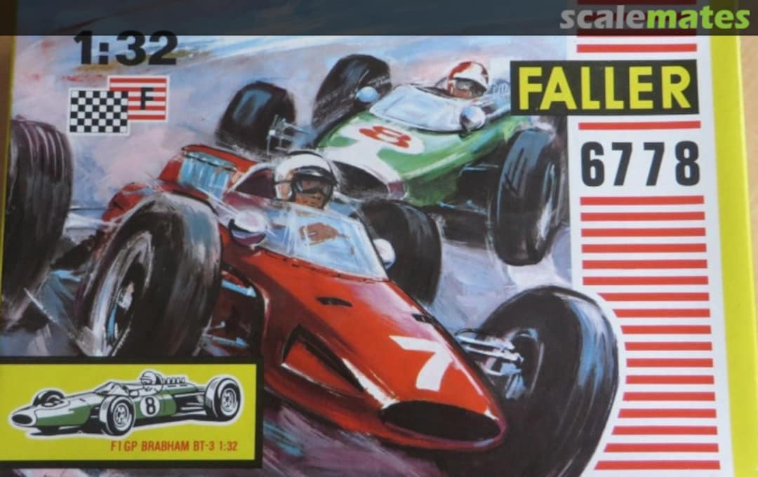 Boxart F1 GP Brabham BT-3 6778 Faller Boxart F1 GP Brabham BT-3 6778 Faller