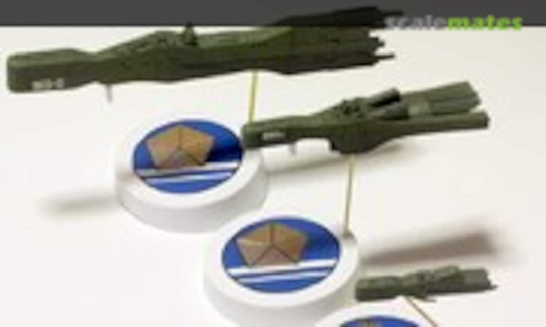 1:5000 Standard Allied Battleship, Cruiser &amp; Destroyer (Alba Creates F-02)