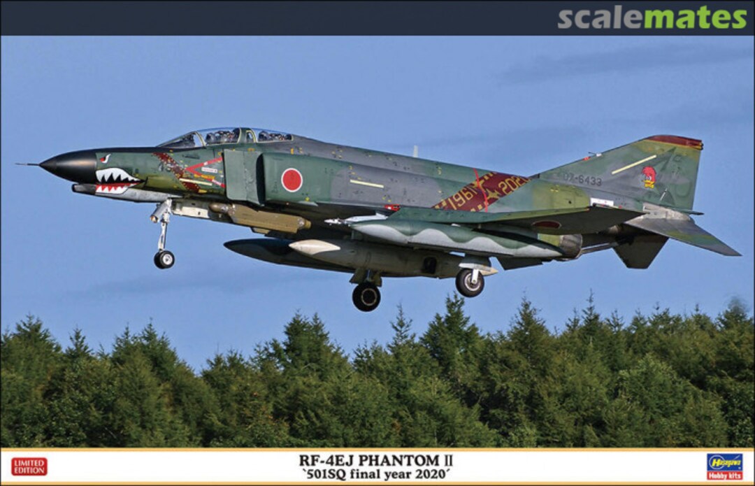 Boxart RF-4EJ Phantom II `501SQ final year 2020´ 07487 Hasegawa