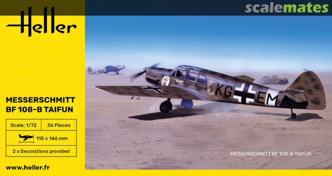 Boxart Messerschmitt Bf 108-B Taifun 80231 Heller Boxart Messerschmitt Bf 108-B Taifun 80231 Heller