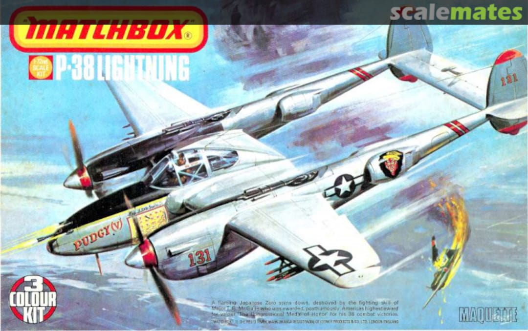 Boxart P-38 Lightning PK-118 Matchbox Boxart P-38 Lightning PK-118 Matchbox