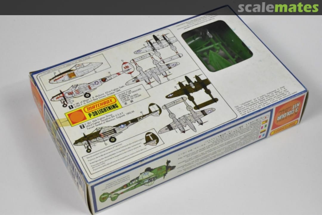 Contents P-38 Lightning PK-118 Matchbox Contents P-38 Lightning PK-118 Matchbox