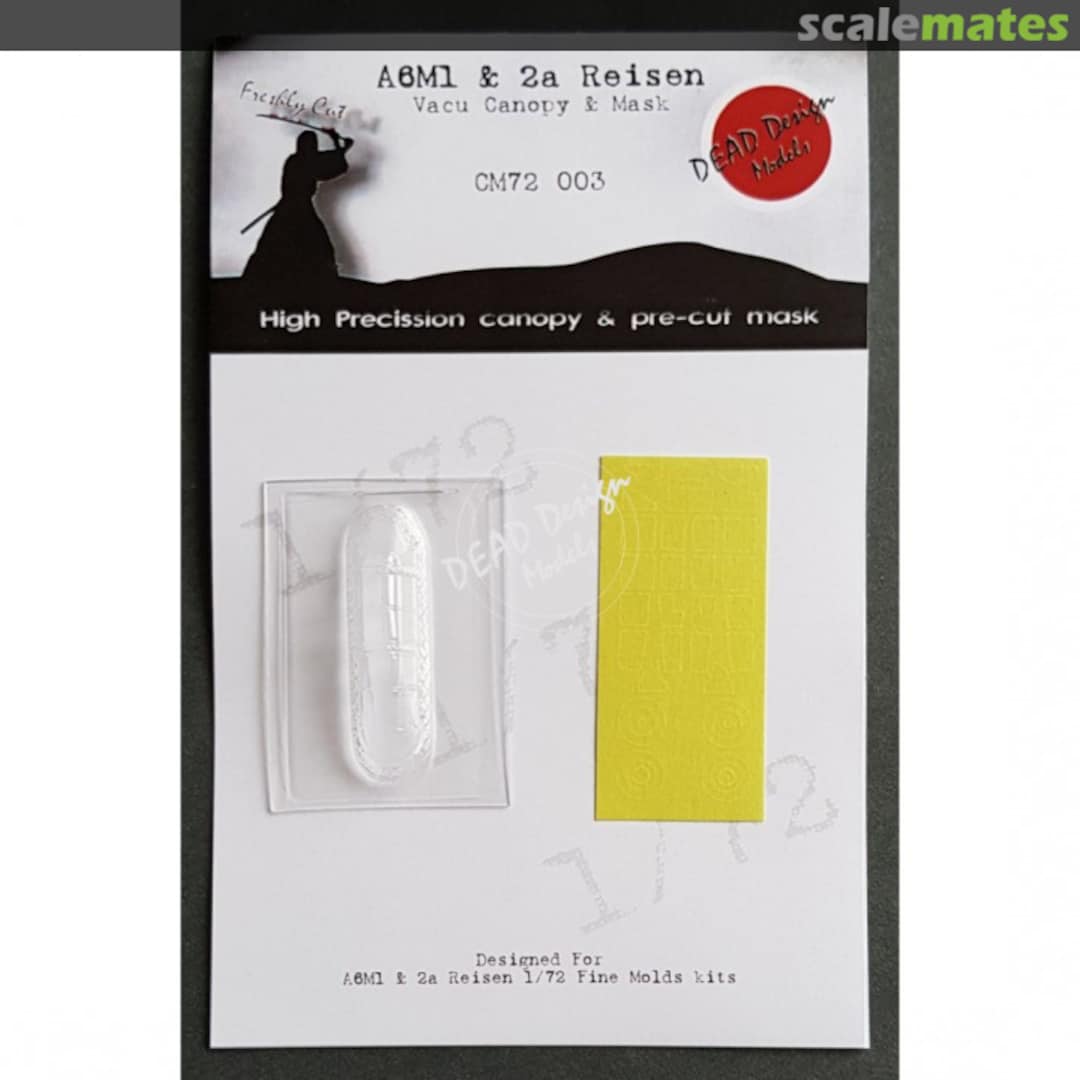 Boxart A6M1 & 2a Reisen CM72 003 DEAD Design Models Boxart A6M1 & 2a Reisen CM72 003 DEAD Design Models