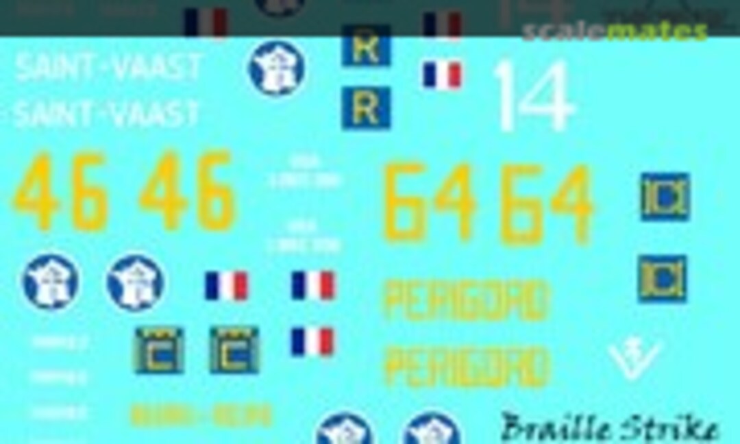 1:72 M4A3 75mm French (Braille Strike 72063) 72063