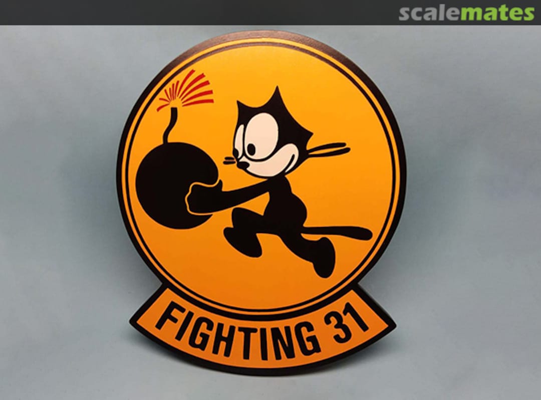 Boxart VF-31 Tomcatters Painted Display Base F31-PIB Bases by Bill Boxart VF-31 Tomcatters Painted Display Base F31-PIB Bases by Bill